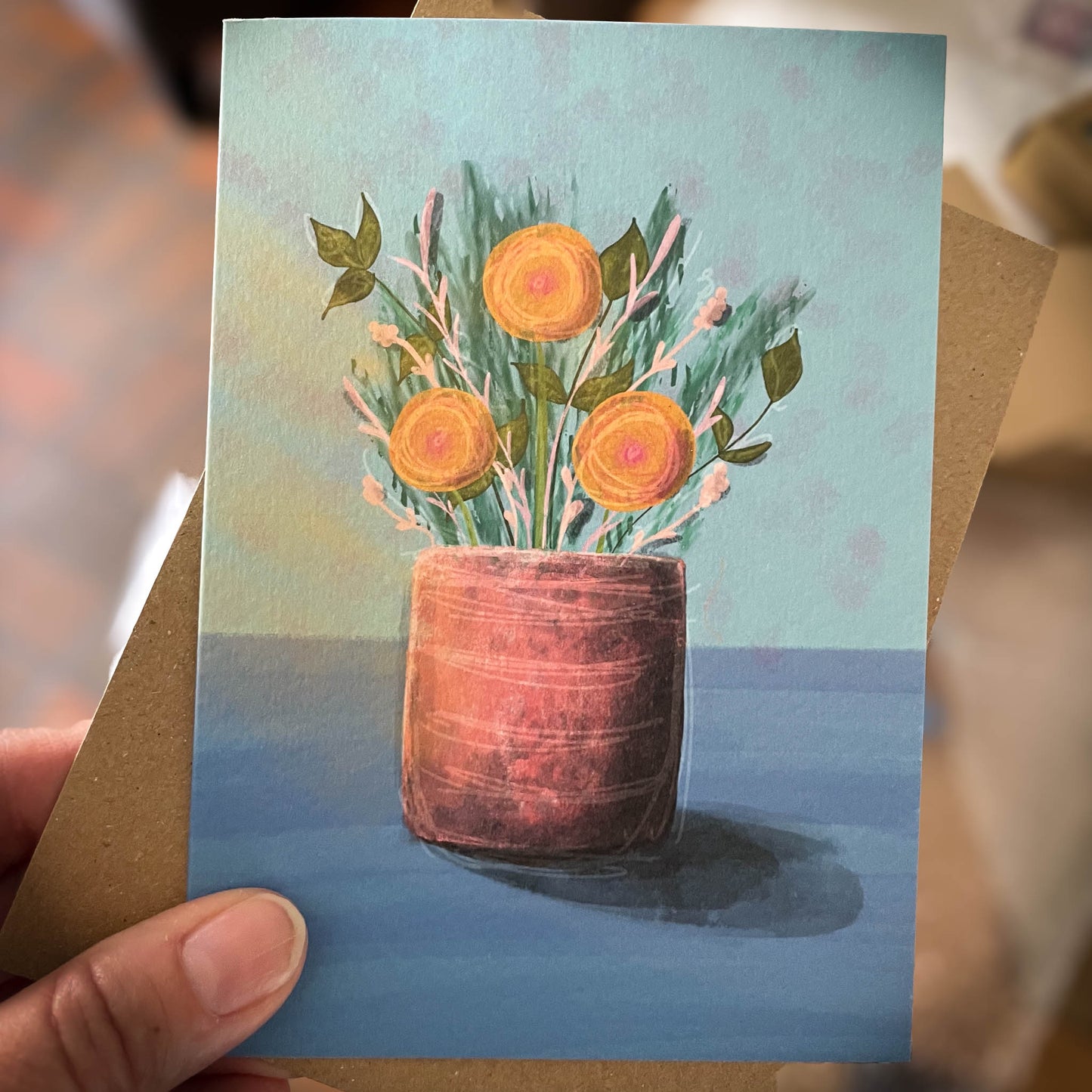 Flowers in a Vase General Card