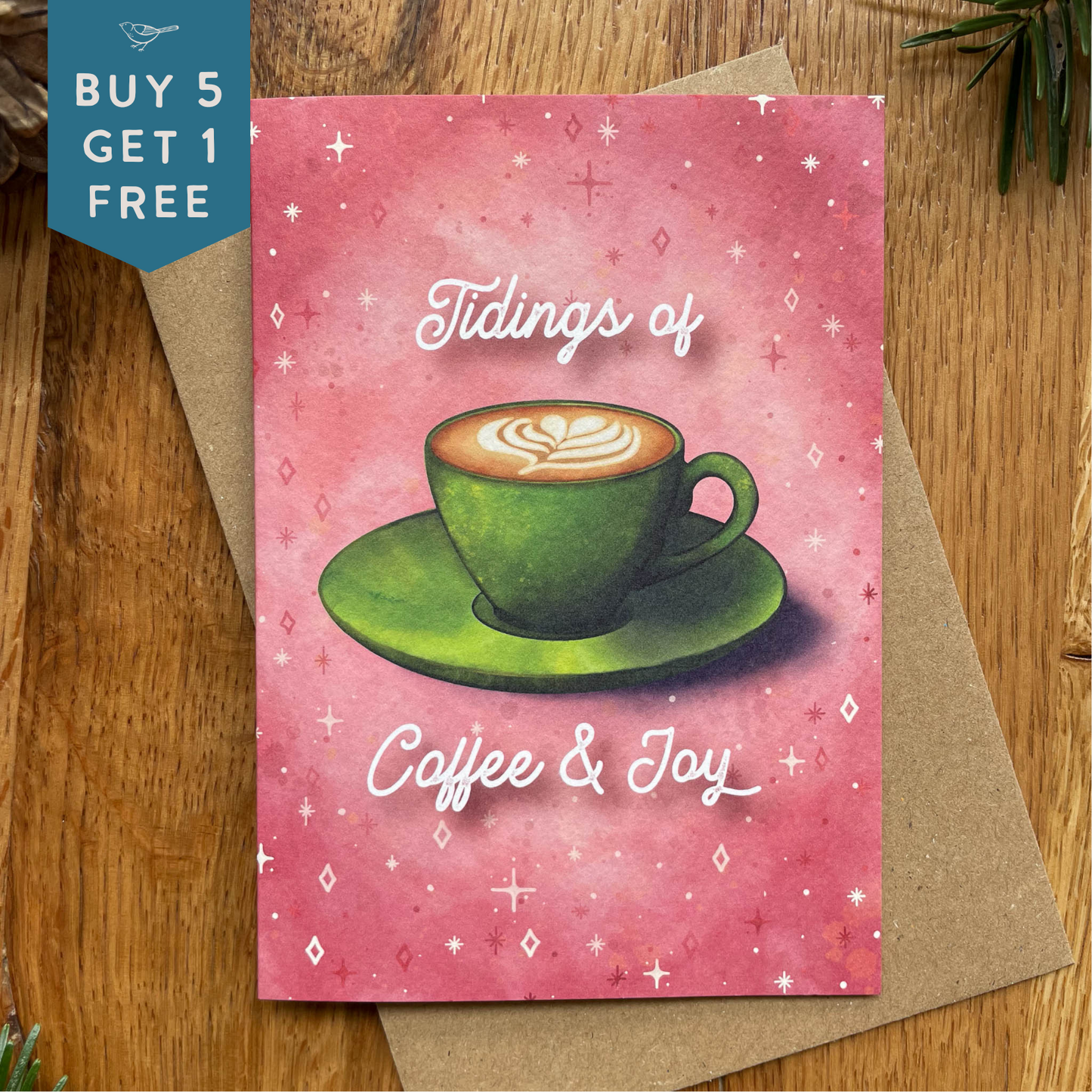 Coffee and Joy Christmas Card