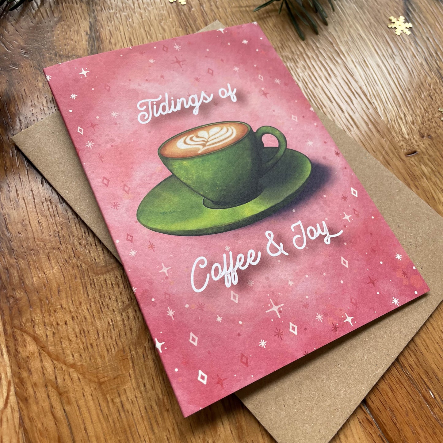 Coffee and Joy Christmas Card