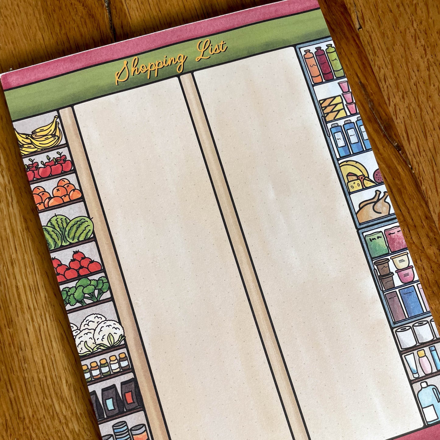 A5 Grocery List Organizer - Take the stress out of shopping with this cleverly designed notepad that helps you prioritize and streamline your grocery list.