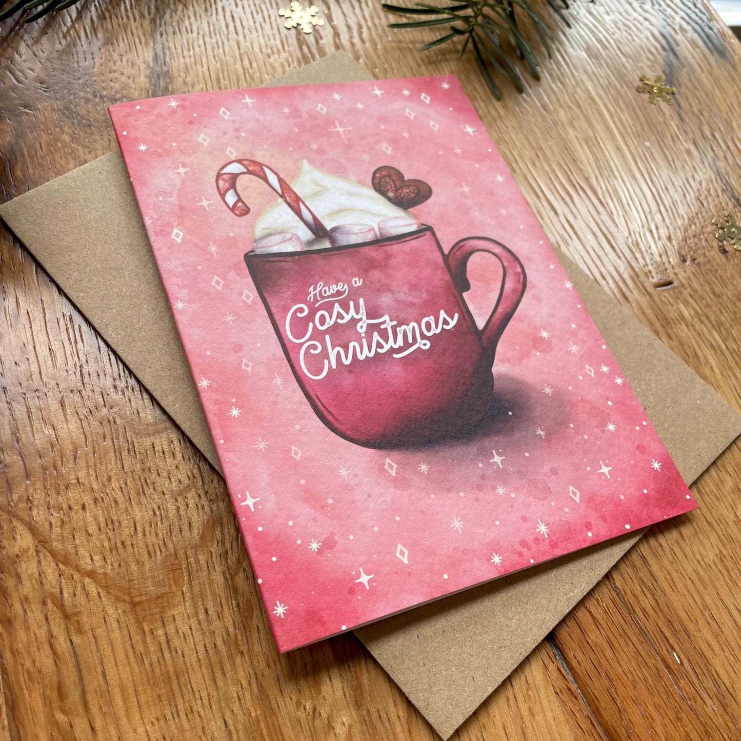 Hot Chocolate Christmas Card