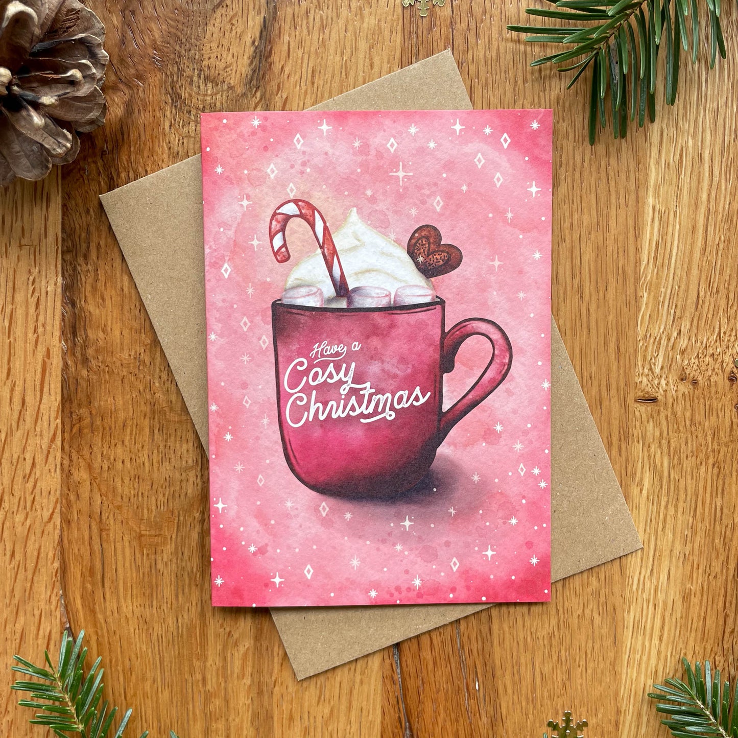 Hot Chocolate Christmas Card